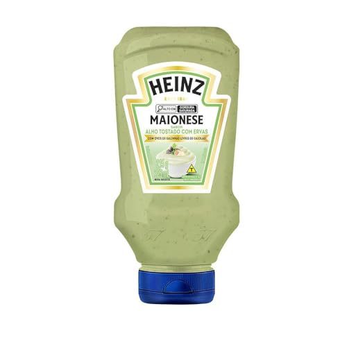 maionese heinz alho tostado com ervas 215g