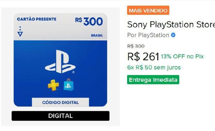 Sony PlayStation Store Gift Card