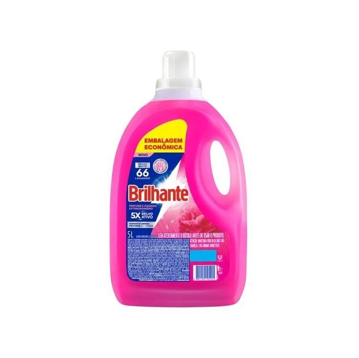 sabão líquido brilhante perfume e cuidado extraordinário 5l
