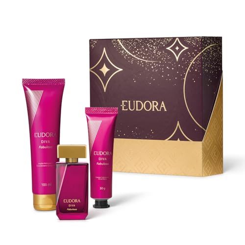 perfumes eudora diva fabulosa kit 3 produtos