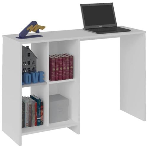 escrivaninha artely matrix 4 nichos branco