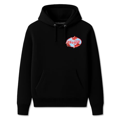 Suéter com capuz Gold Fish Hoodie-black Get WeirdUnisex Adulto