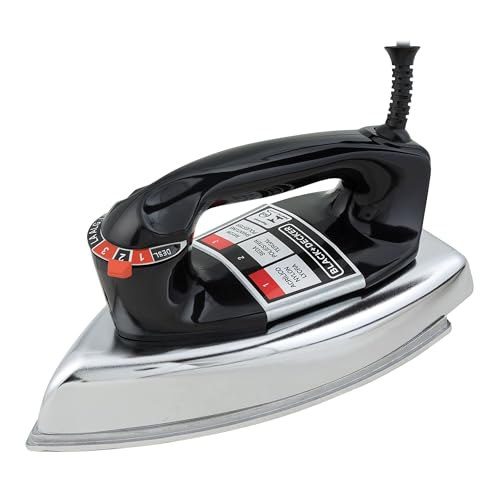 BLACK+DECKER Ferro de Passar Roupa a Seco VFA1110TM2 1100W Preto 110V
