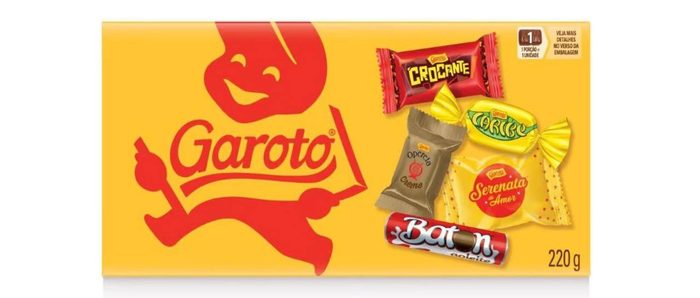 bombom garoto sortido caixa 220g