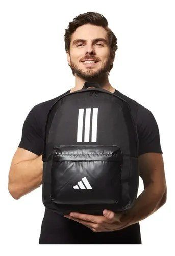 Mochila Clássica Treino 3 Listras Adidas