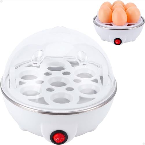 Cozedor de Ovos Aquecedor Portátil para até 7 Ovos Elétrico 220V Prático Cozinha