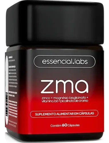 ZMA ULTRA 1000mg - Fórmula Exclusiva Precursor Testo - 60 Cápsulas
