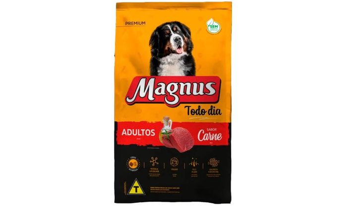 ração para cães magnus todo dia 15kg