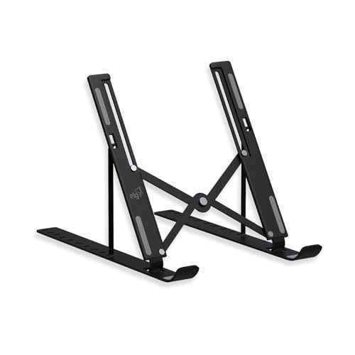 Suporte de Mesa Portátil para Notebook/Laptop de 10" a 17,3", 10 Níveis de Regulagem, Dobrável, Inclui Bolsa de Transporte, Preto, NTB8520B,