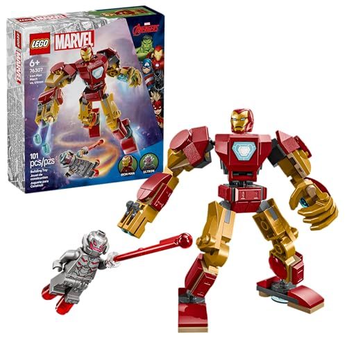 brinquedo lego super heroes marvel robô do homem de ferro 76307 101 peças