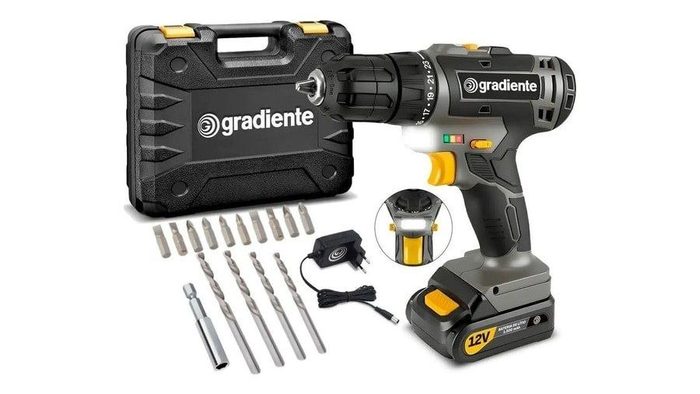 furadeira parafusadeira gradiente gpb12vd 12v