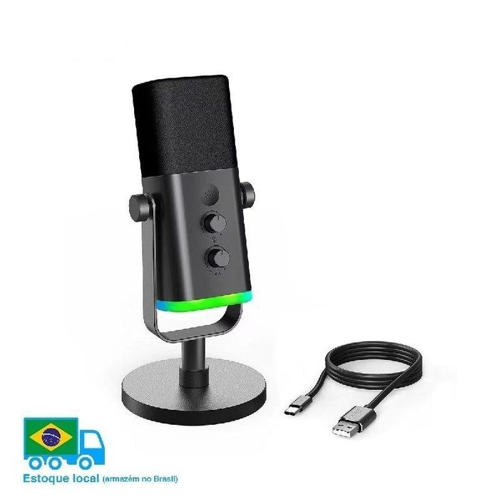 microfone fifine am8 rgb