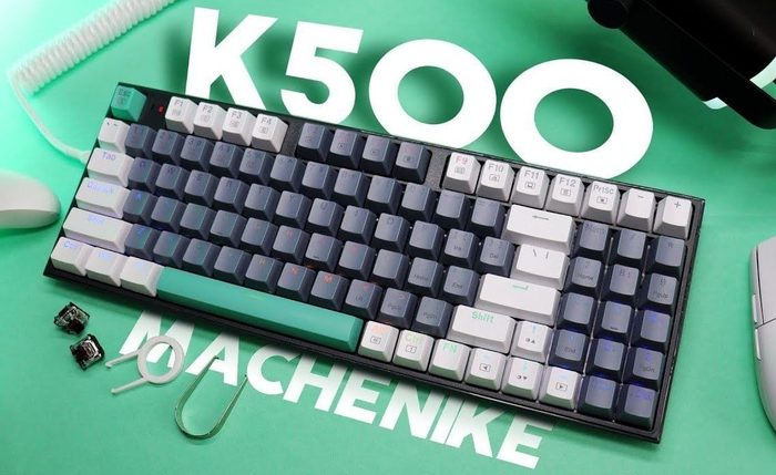 Teclado Mecânico Machenike K500 90% Rgb, 94 teclas, Huano Hot Swap