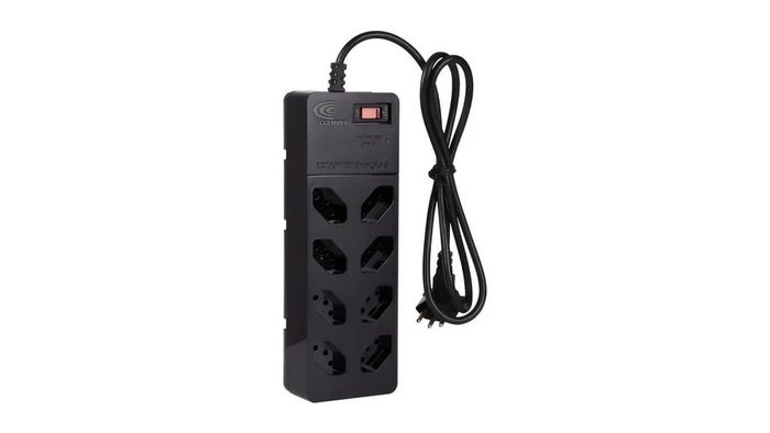 Filtro De Linha com Dps iCLAMPER Energia 8 Tomadas Régua com Tecnologia Lcf