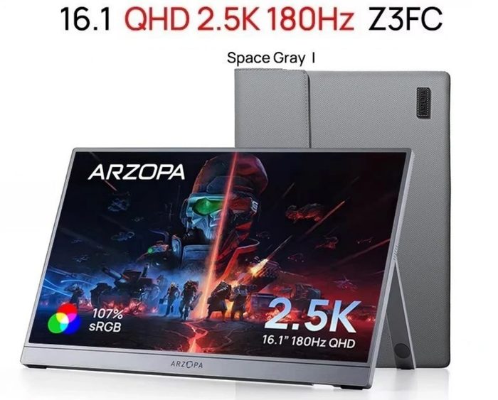 monitor arzopa portátil 16.1 2.5k