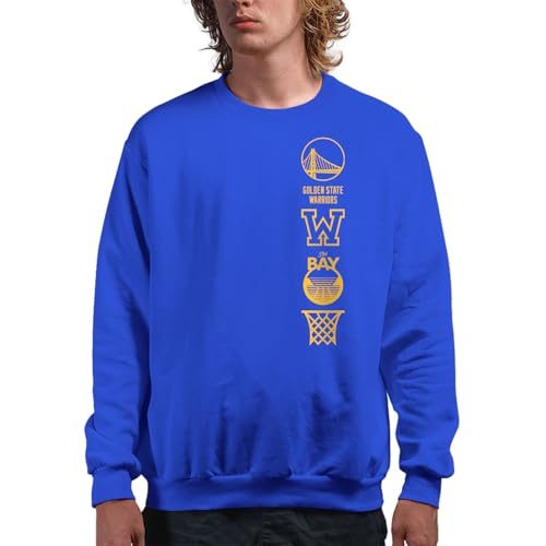Junk Food x NBA – Logotipo LC Stacked – Casaco de lã adulto oficialmente licenciado para homens e mulheres