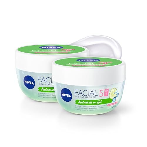 NIVEA KIT Hidratante Facial em Gel Ultraleve 100g 2 Unidades