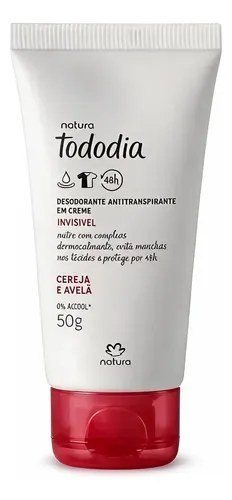 Desodorante Em Creme Tododia Cereja E Avelã 50g