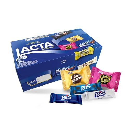 Lacta Favoritos Caixa de variedades chocolates, 250,6g