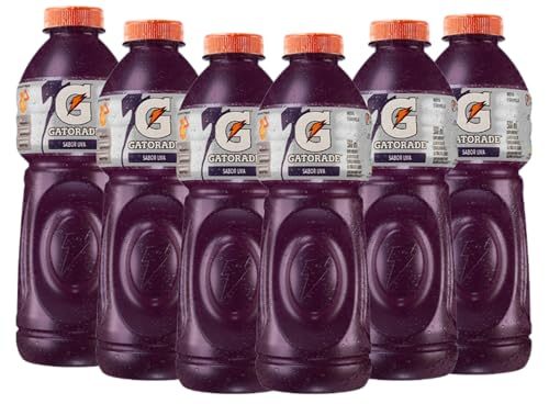 Isotônico Gatorade, Uva, Garrafa 500ml, Pack com 6 unidades
