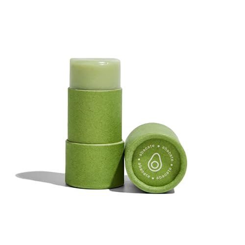 B.O.B Bars Over Bottles Lip Balm Abacate Natural, vegano, livre de crueldade, sustentável, livre de plástico, waterless, hidrata e repara a