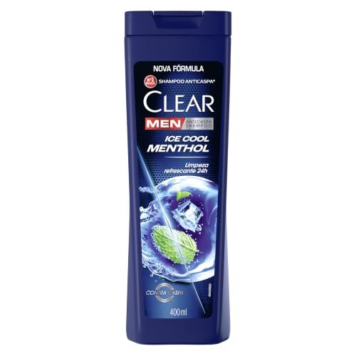 Clear Shampoo Men Anticaspa Ice Cool Menthol 400Ml