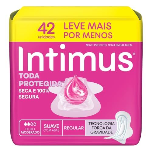 Absorvente Intimus Toda Protegida Dia Suave Com abas 42 un