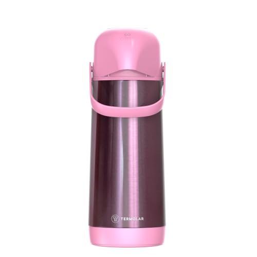 TERMOLAR Garrafa Térmica Lumina 1L Pressão Inox Rosa
