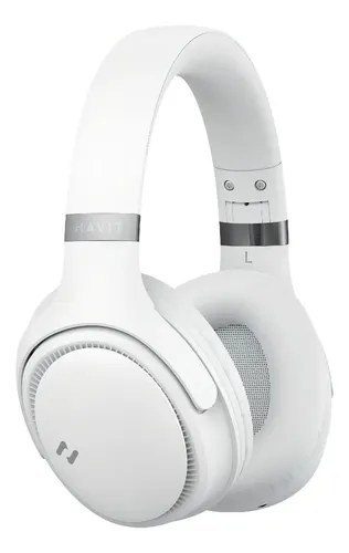 Heaphone Havit H630bt Bluetooth 5.3 On-ear 3d 55h Cor Bege