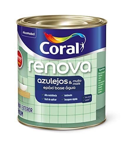 renovador de azulejos coral brilhante branco 900ml