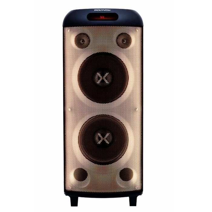 torre de som polyvox xt-990 tws full led 2000w bluetooth
