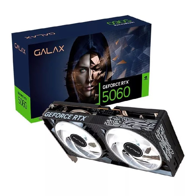 placa de vídeo galax rtx 5060 1 click oc 2x 8gb