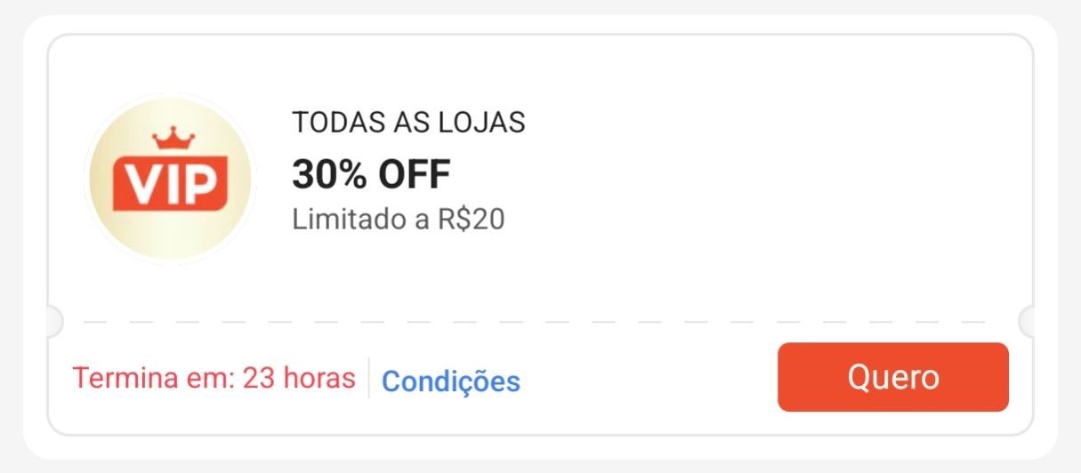 Novo Cupom Shopee VIP APP