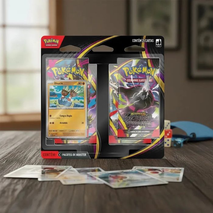 Blister Quadrúplo Pokémon ME05 Escuridão Absoluta -
