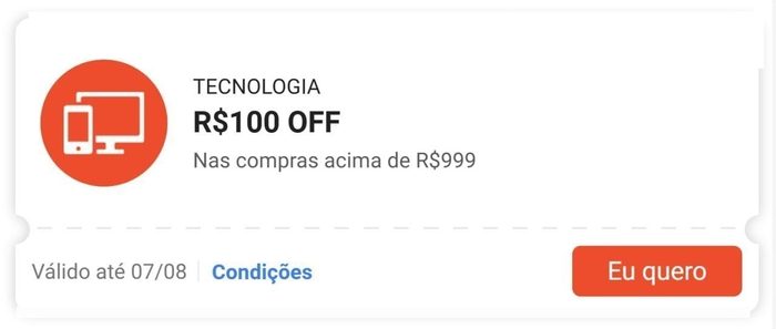 Cupons Shopee