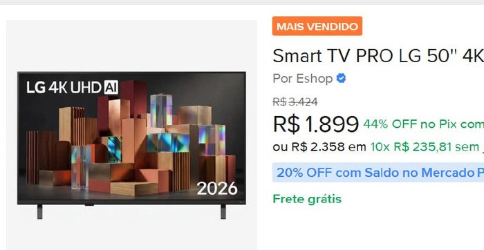 TV LG 50UN85C 50" 4K