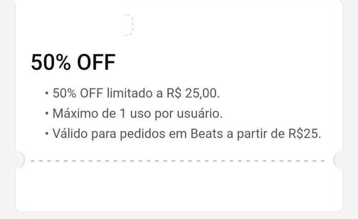 Cupom Zé Delivery - 50% limitado a