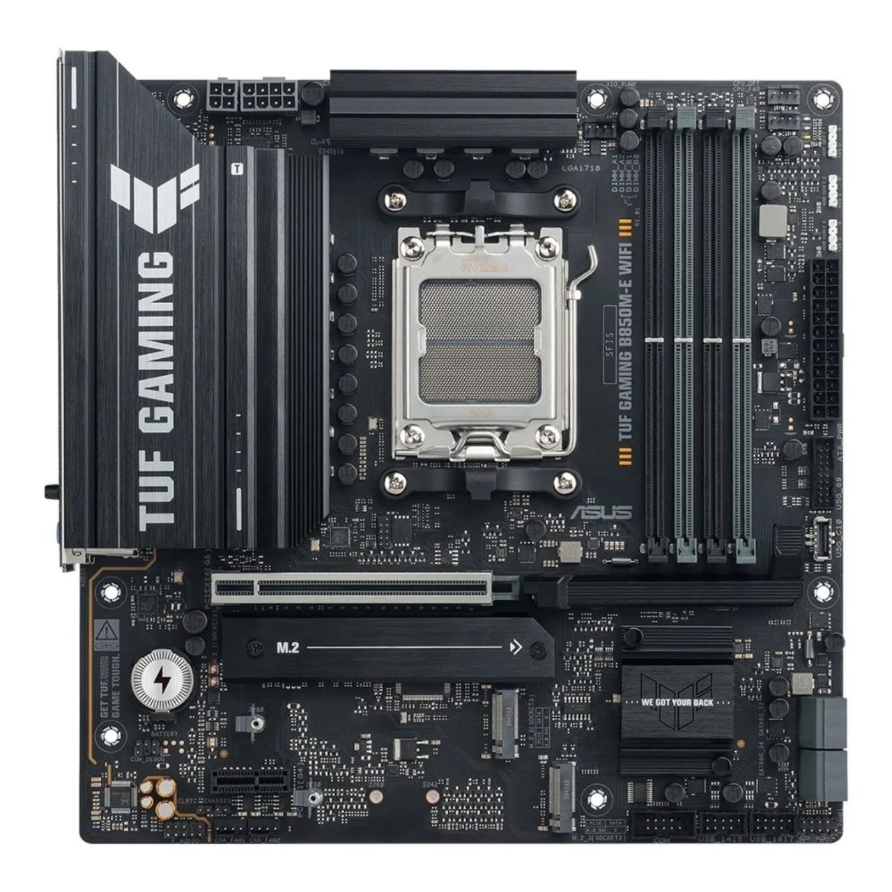 placa mãe asus tuf gaming b850m-e wifi am5