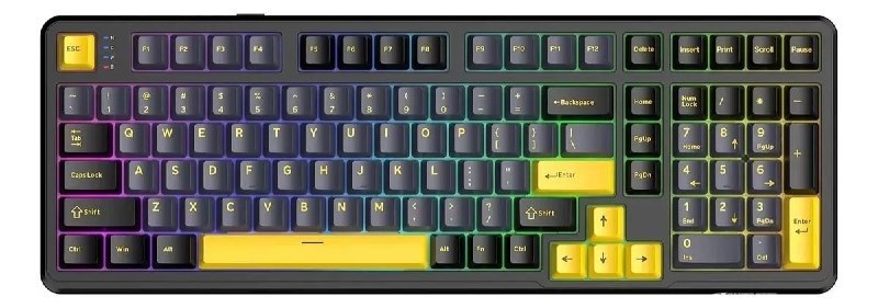 teclado mecânico attack shark x98 sem fio