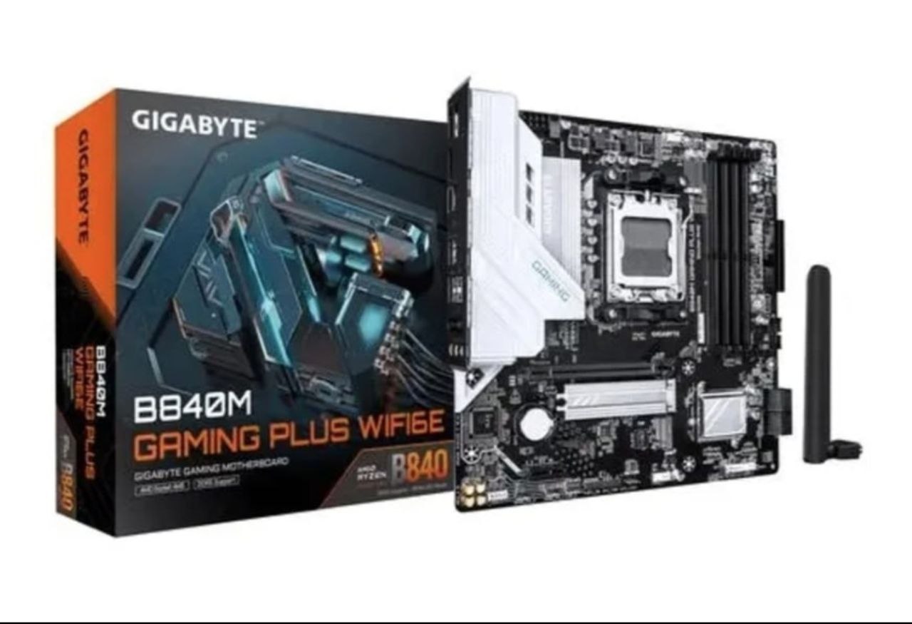 placa mãe gigabyte b840m gaming plus wifi6e am5