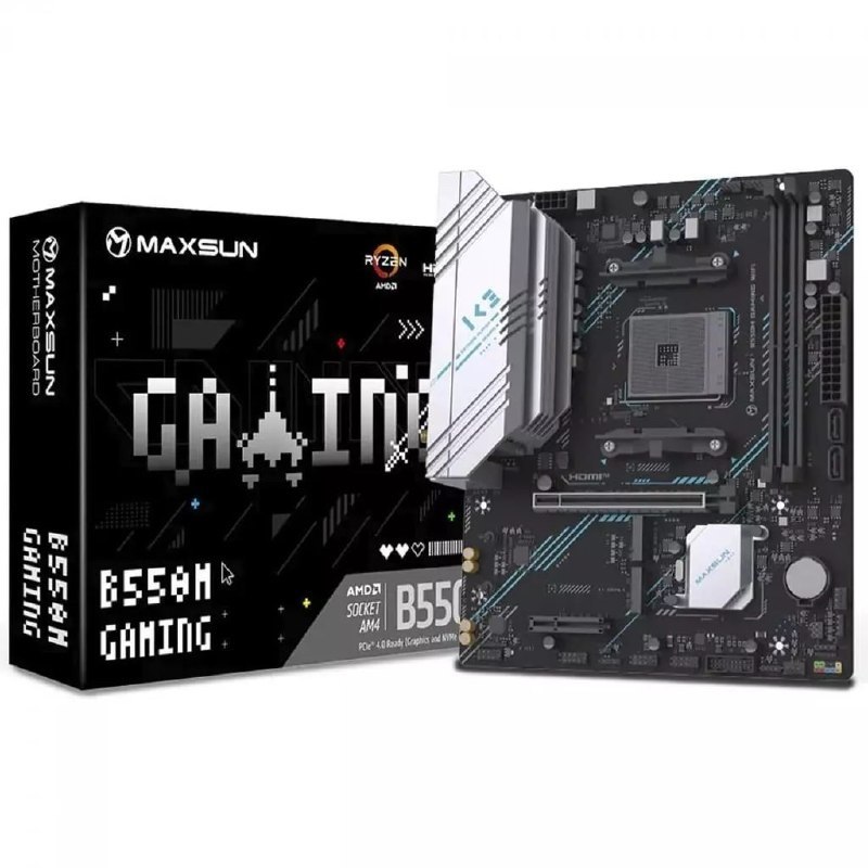 placa mãe maxsun ms-b550m gaming b550 am4
