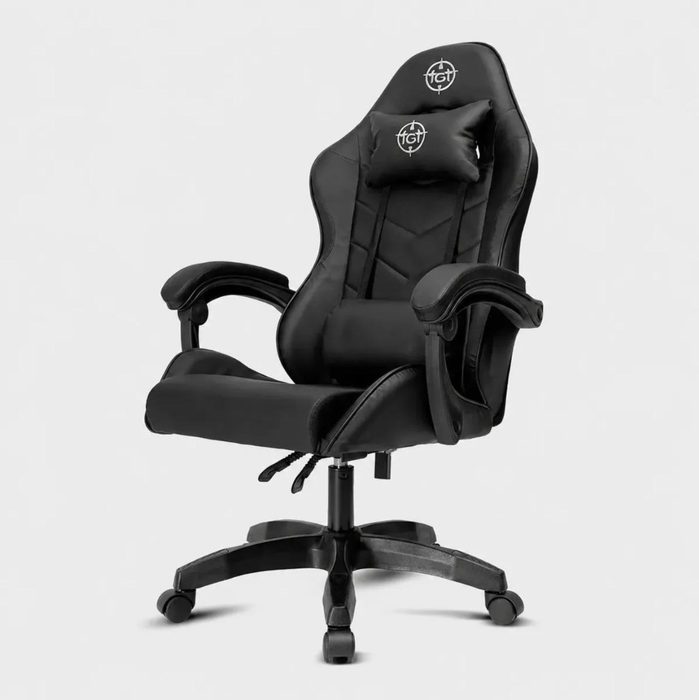 Cadeira Gamer TGT Heron TW1 Preta Reclinável Espuma Moldada Pistão Classe 4