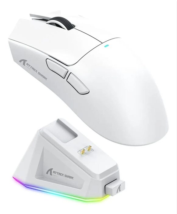 💸⚫️ Mouse Gamer Attack Shark X11 Sem Fio Paw3311