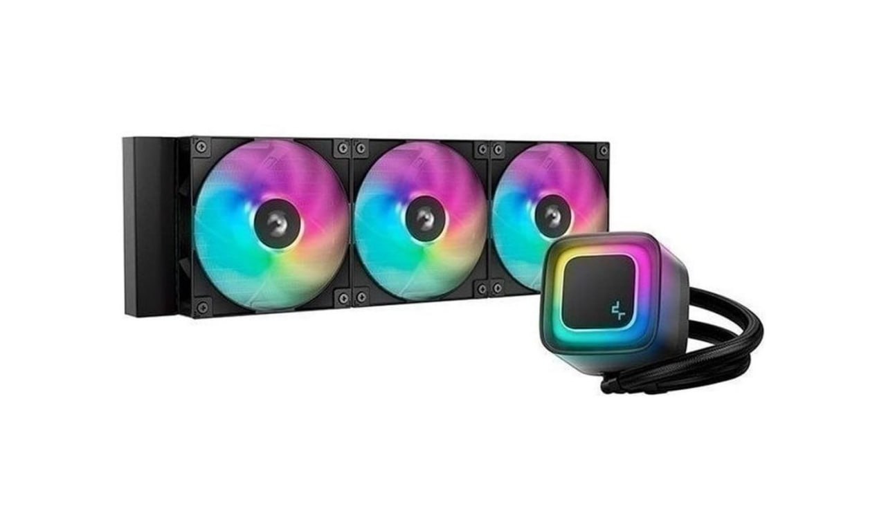 refrigeracao para pc deepcool le360 v2 preto 360mm argb