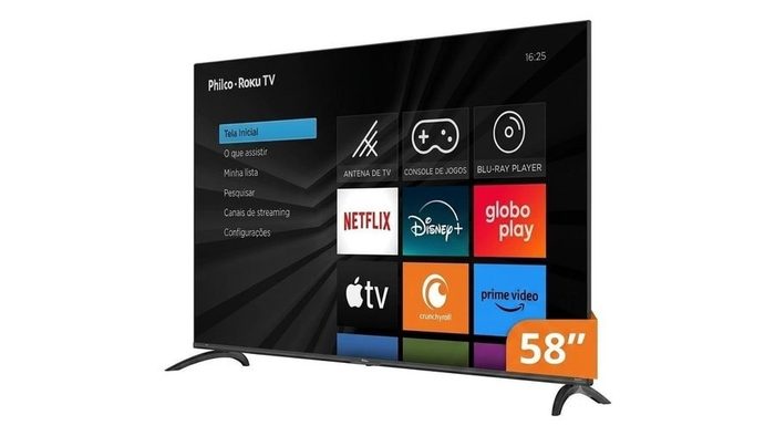 TV Philco P58VIK 4K LED Roku TV