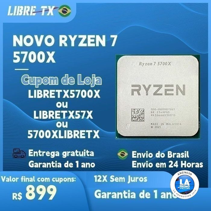 Processador Ryzen 7 5700X