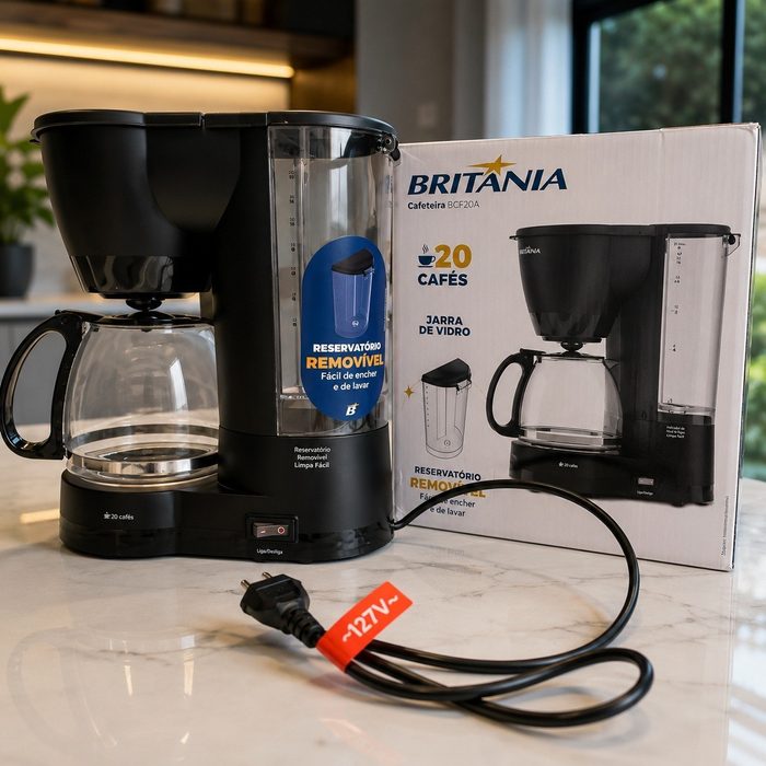 Cafeteira Britânia 800 ml no Precinho! +1 mil vendidos